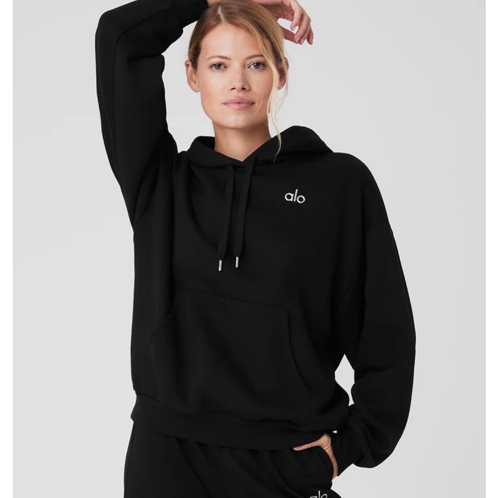 Alo Accolade Hoodie, black sz medium